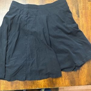 Lands end black skirt